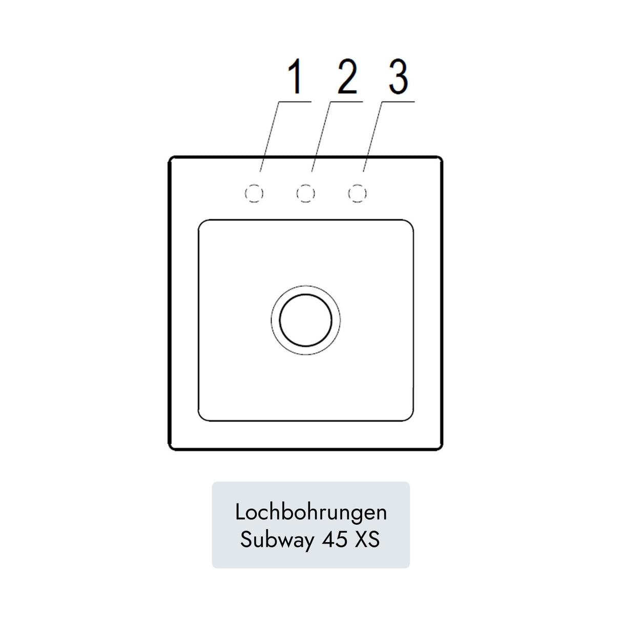 Villeroy & Boch Subway 45 XS