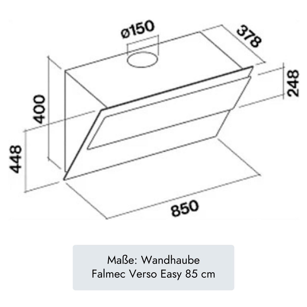"Falmec Verso Easy Umlufthaube" von Falmec (Bild 10). / /