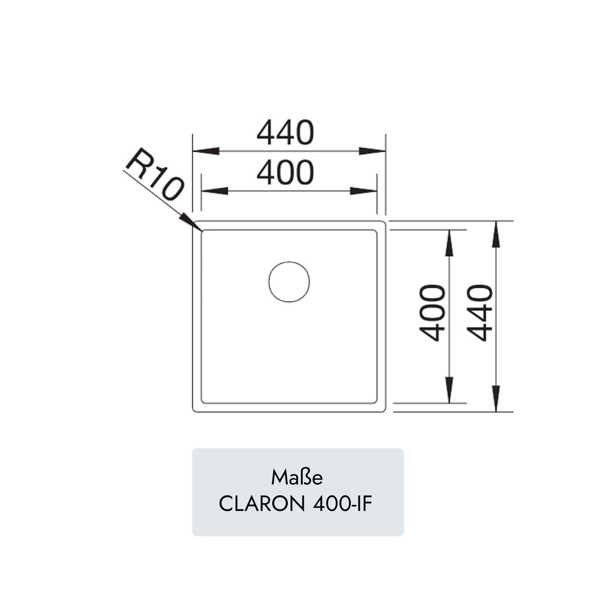 Blanco CLARON 400-IF