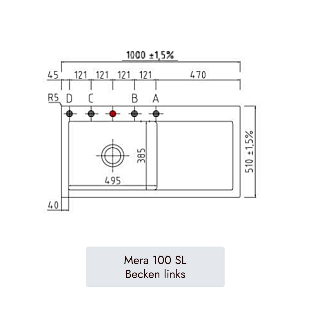 Systemceram Mera 100 SL