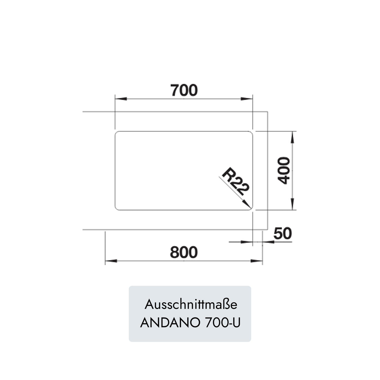 Blanco ANDANO 700-U