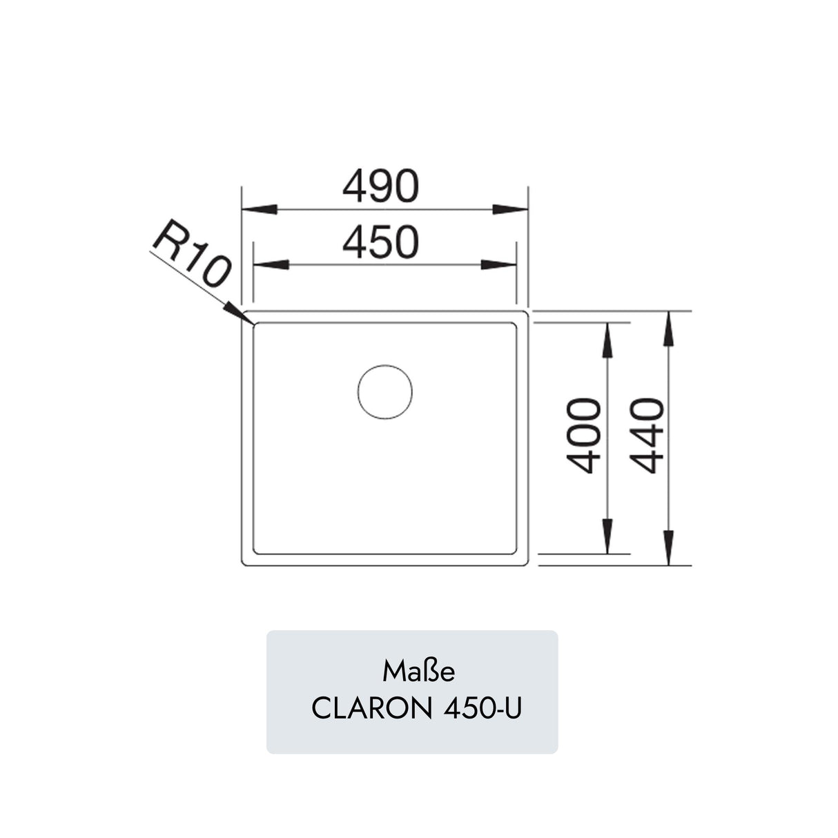 Blanco CLARON 450-U