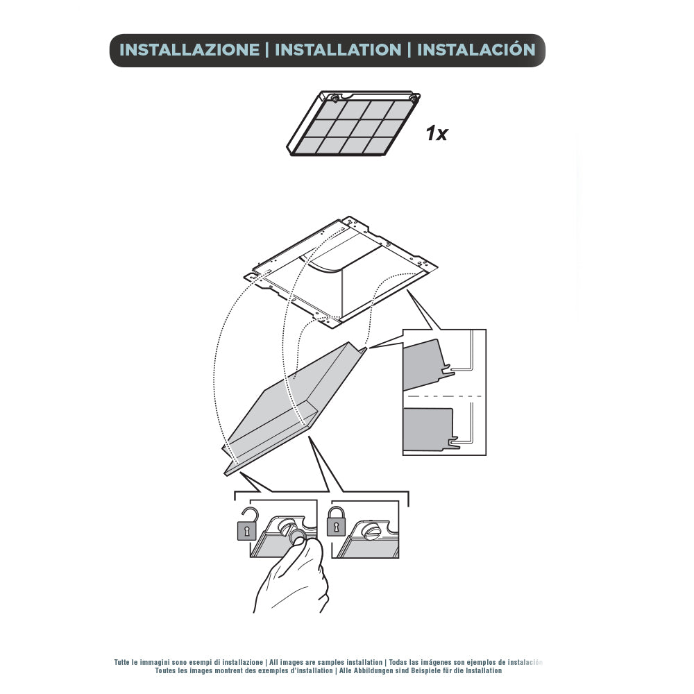 Elica Aktivkohlefilter 1 Stk.
