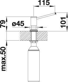 Blanco Livia Spülmittelspender