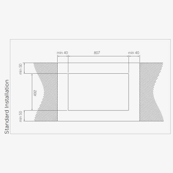 NikolaTesla Switch von Elica in Schwarz