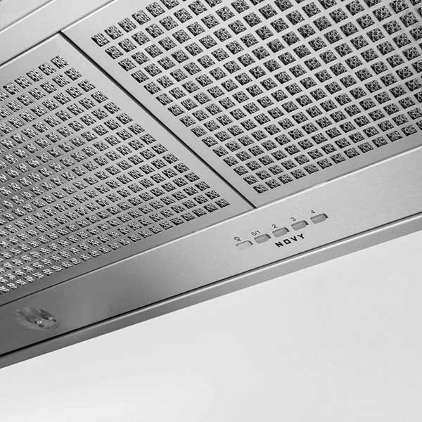 Lüfterbaustein Novy Essence Edelstahl