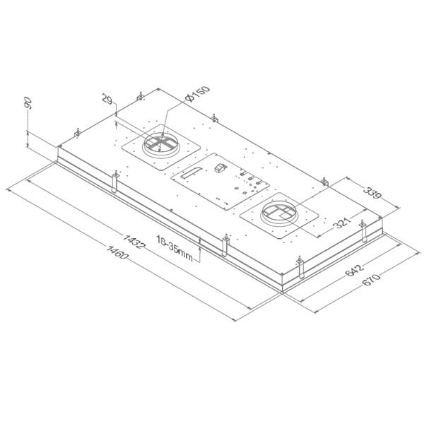 Deckenlüfter Novy Maxi Pureline