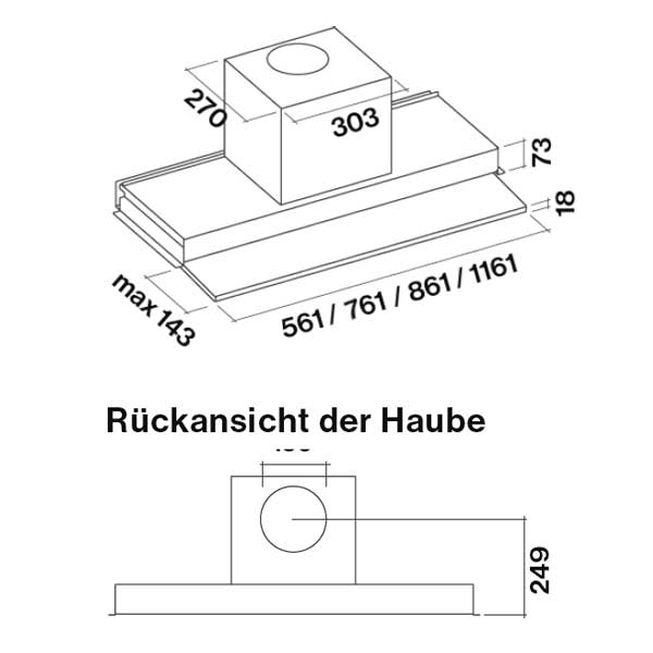 Falmec Move Schrankhaube