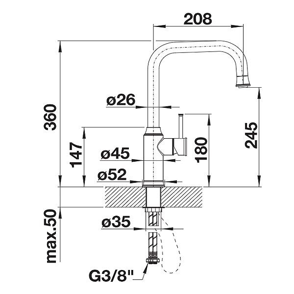 Blanco Livia-S Armatur Chrom