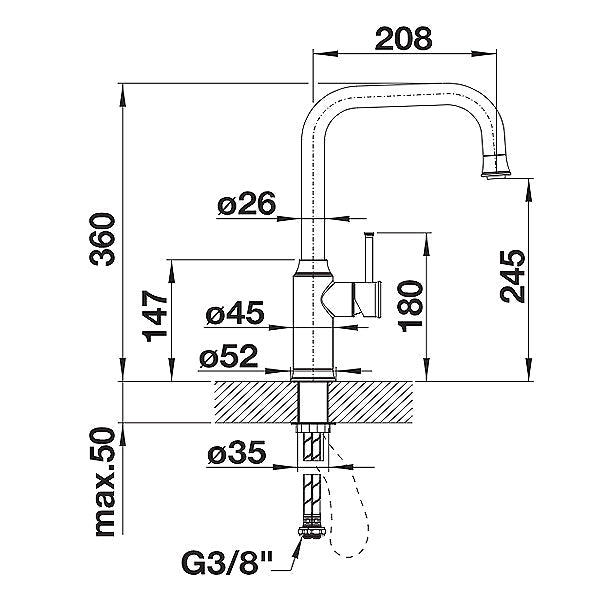 Blanco Livia-S Armatur Chrom