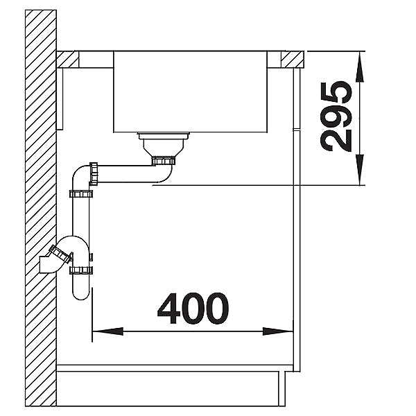 Edelstahlspüle Blanco Divon II 45 S-IF rechts