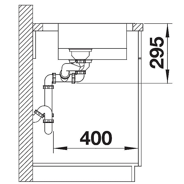 Blanco Divon II 6 S-IF Edelstahlspüle Becken rechts