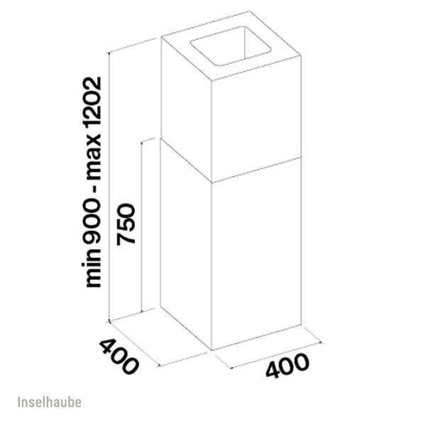 Falmec Mira Plus Wand/Inselhaube