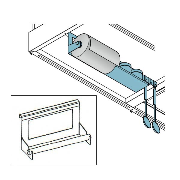 Küchenpapierrollenhalterung für Falmec Spazio