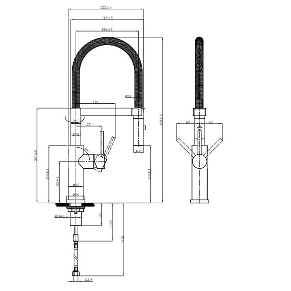 Villeroy & Boch Steel Expert 2.0 Armatur