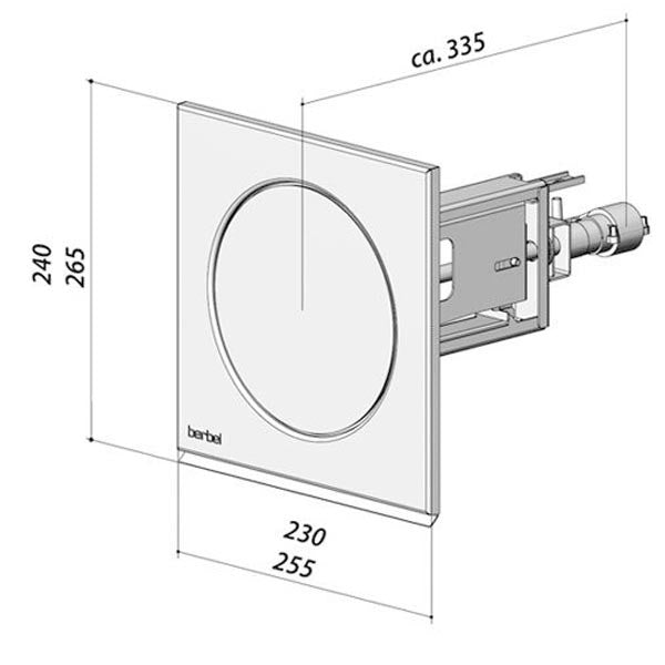 Berbel Mauerkasten BMK-L 125/150 für Fremdhauben