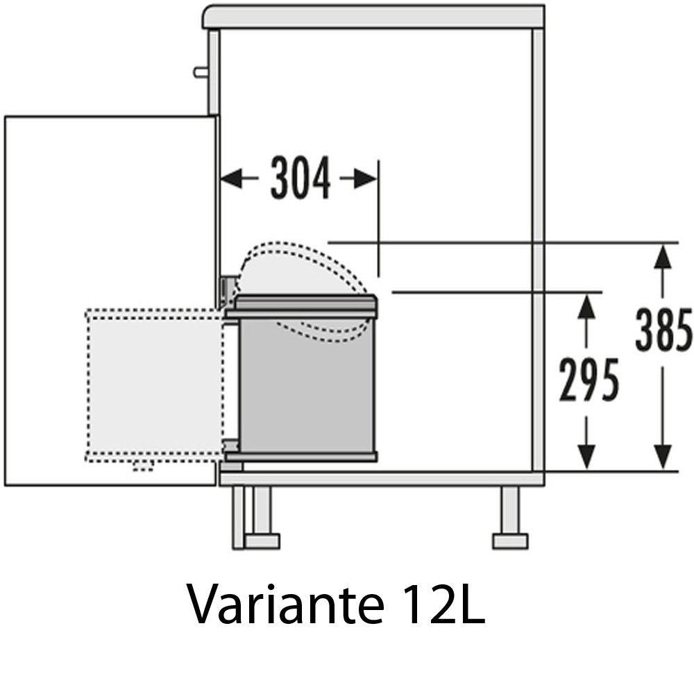 Hailo AS Mono 12 Liter + 15 Liter