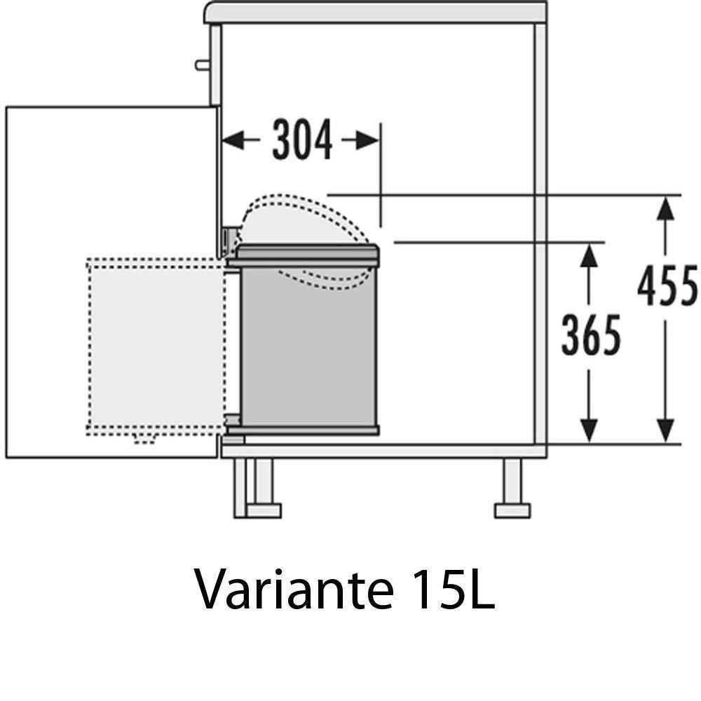 Hailo AS Mono 12 Liter + 15 Liter