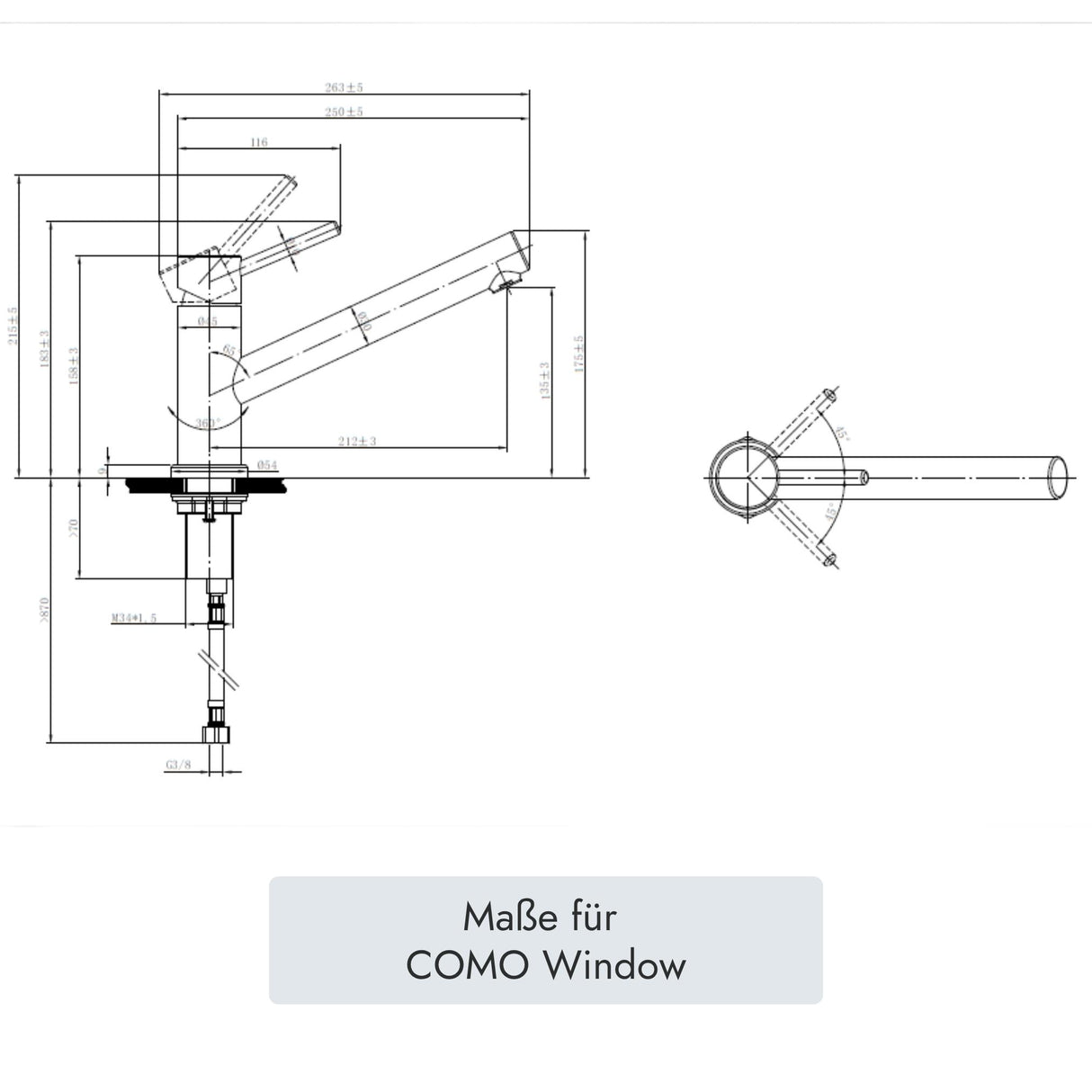 Villeroy & Boch Como Window