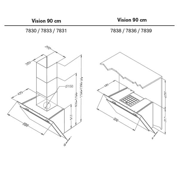 Novy Vision Kopffreihaubehaube Randabsaugung