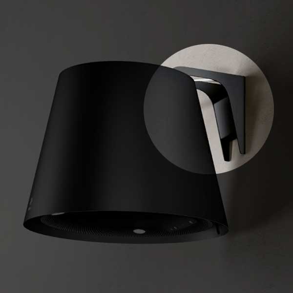 Elica Wandmontage-Set Schwarz Wave + Easy