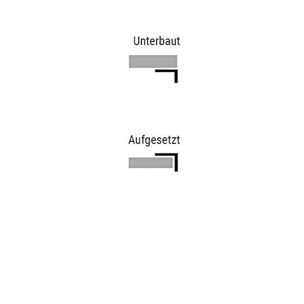 Falmec Spülen Iseo 70/50/40 cm