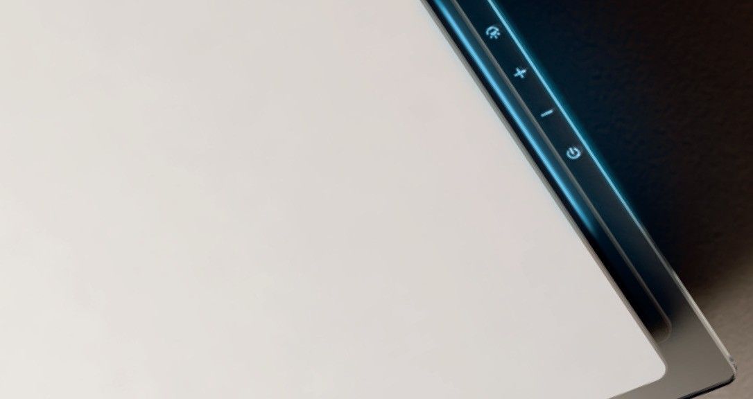 Elica Elle-S Weißes/Schwarzes Glas