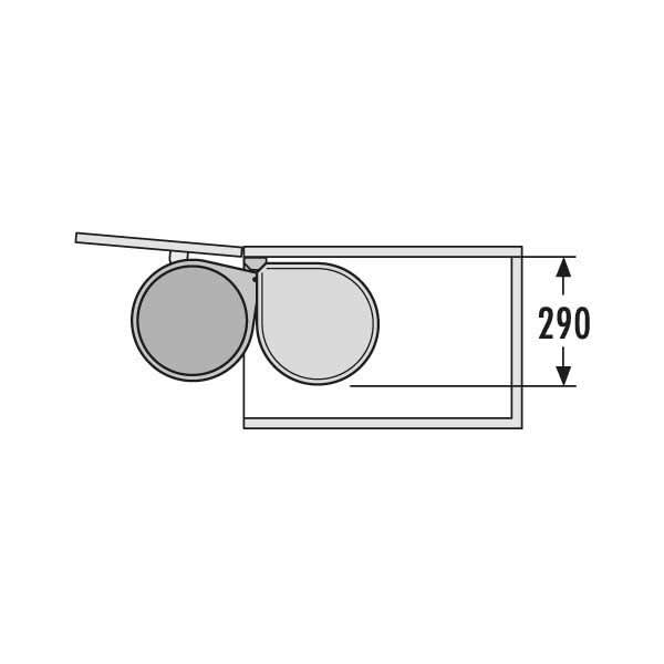 Hailo AS Mono 12 Liter + 15 Liter