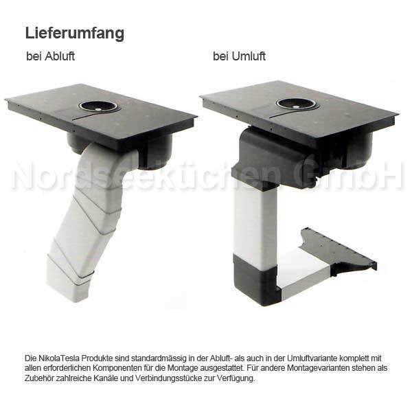 NikolaTesla Switch von Elica in Schwarz