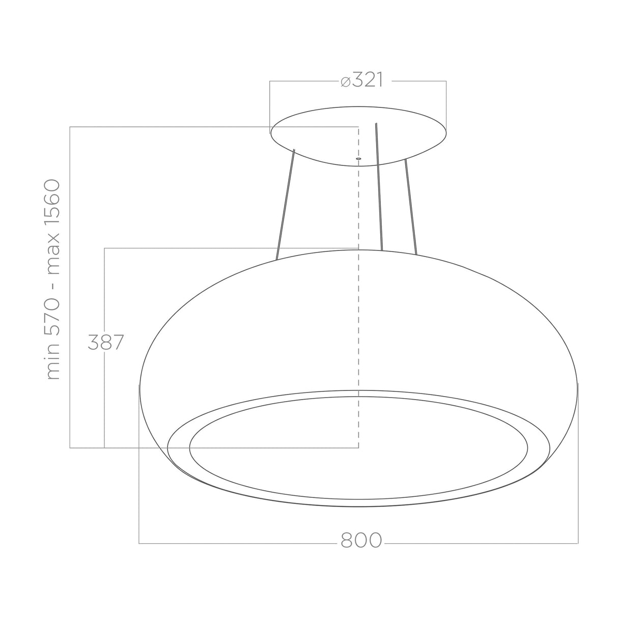 Elica Seashell Inselhaube