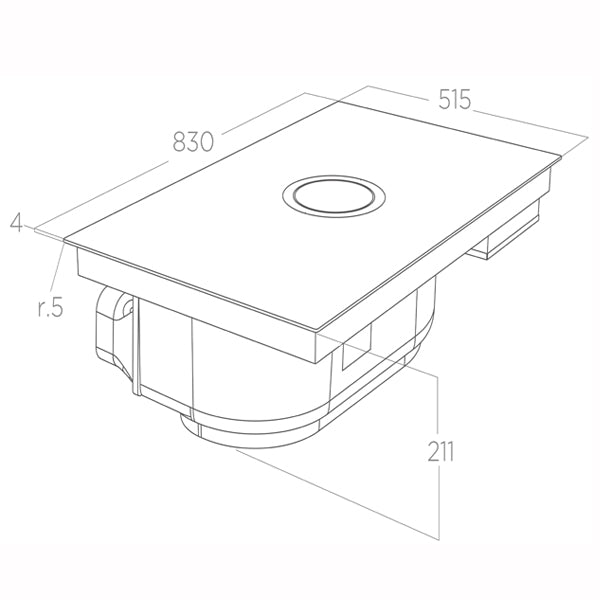 NikolaTesla Switch von Elica in Schwarz