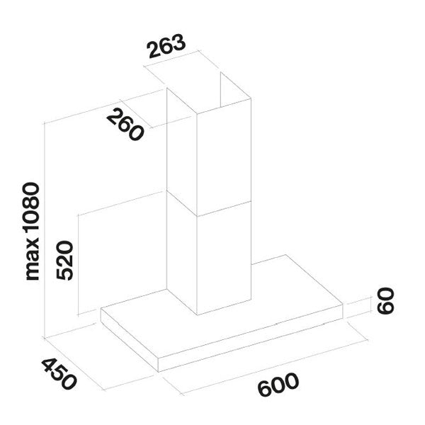 Falmec Mercurio Wandhaube
