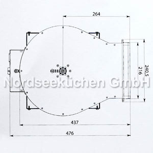 Falmec Flachmotor mit hoher Leistung