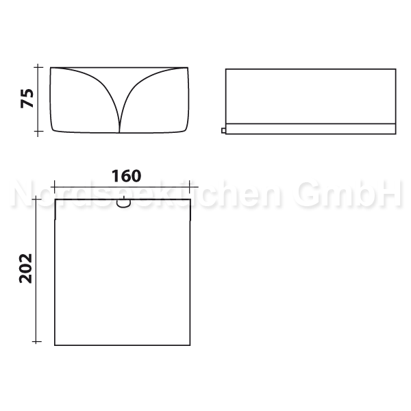 Umluftweiche Falmec für Wandhauben 