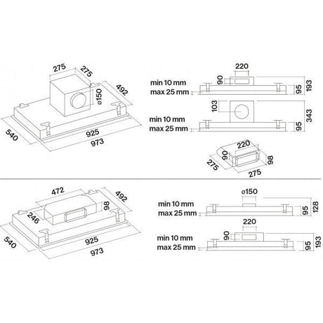 Nube 90 cm Dunstabzugshaube von Falmec 
