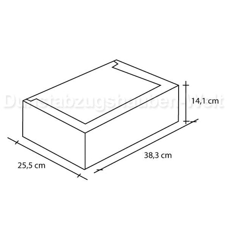 Carbon.Zeo Umluftbox für Falmec Kopffreihauben 