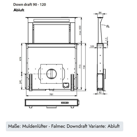 "Falmec Downdraft Tischhaube" von Falmec (Bild 11).  /  /