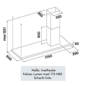 "Falmec Lumen Insel 175 NRS" von Falmec (Bild 11).  /  /