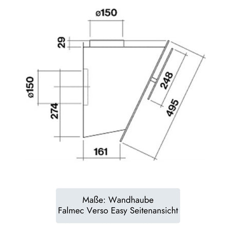 "Falmec Verso Easy Umlufthaube" von Falmec (Bild 11).  /  /