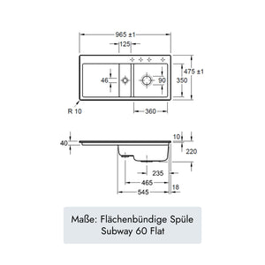 Villeroy & Boch Subway 60 Flat