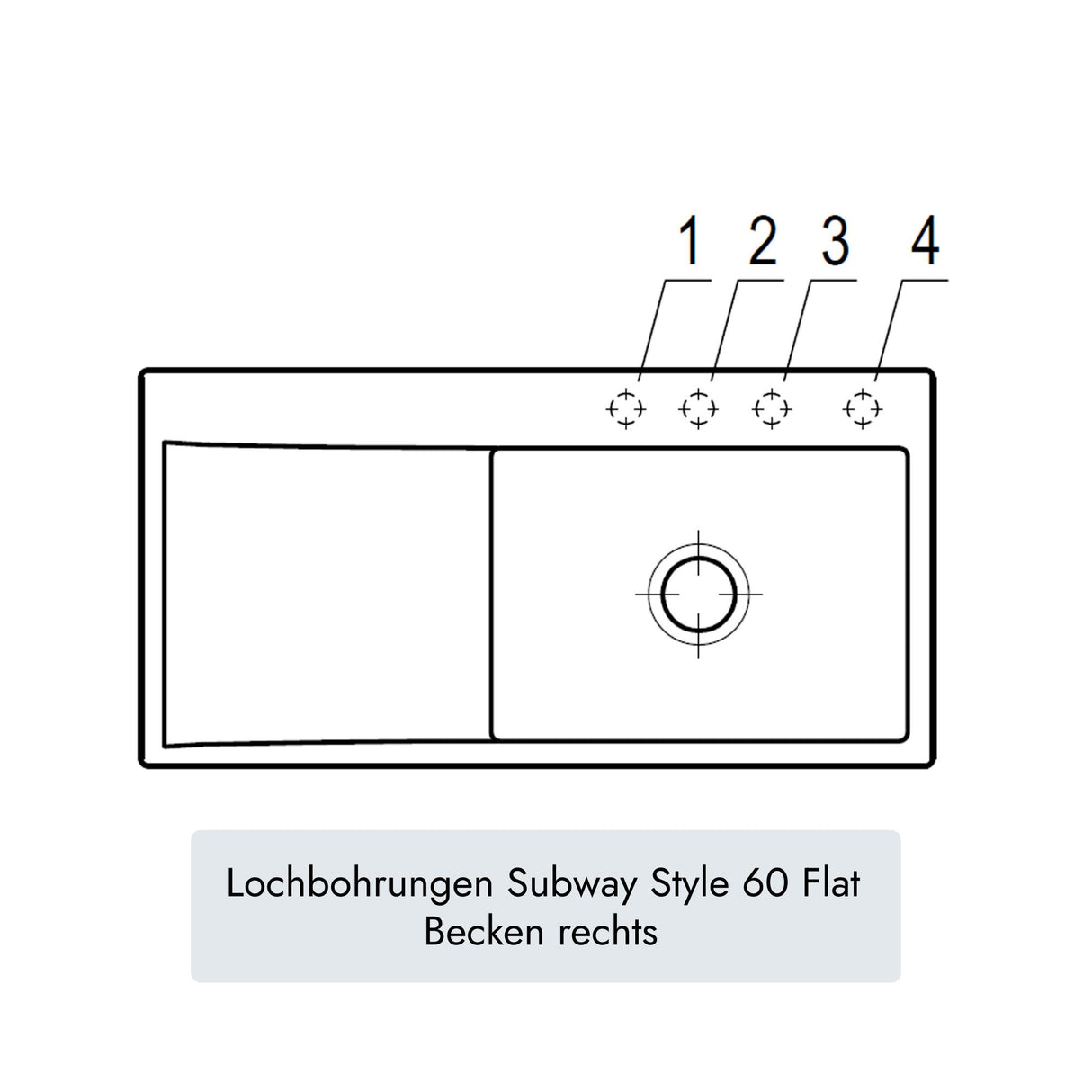 Villeroy & Boch Subway Style 60 Flat
