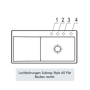 Villeroy & Boch Subway Style 60 Flat
