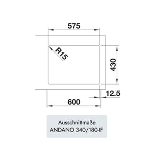 Blanco ANDANO 340/180-IF