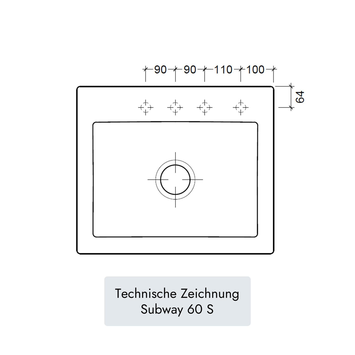 Villeroy & Boch Subway 60 S