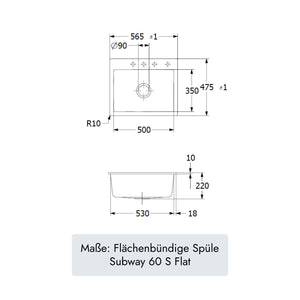 Villeroy & Boch Subway 60 S Flat