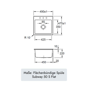 Villeroy & Boch Subway 50 S Flat