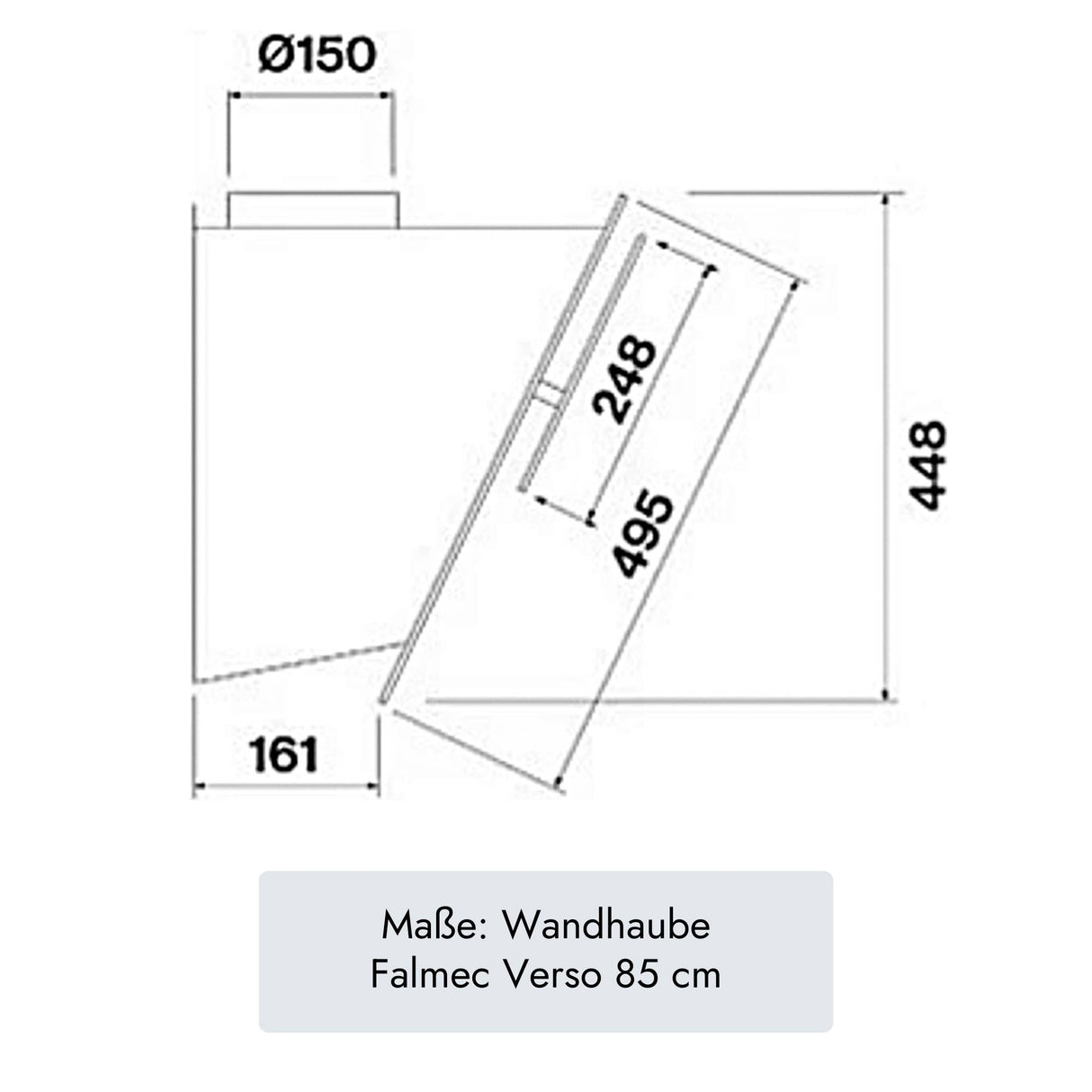 Falmec Verso Kopffreihaube
