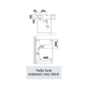 Blanco ANDANO 340/180-IF