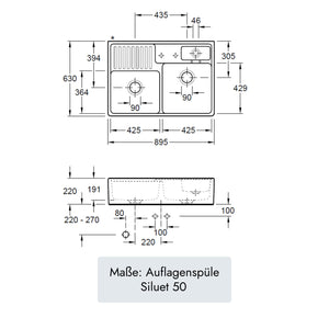 Villeroy & Boch Spülstein Doppelbecken