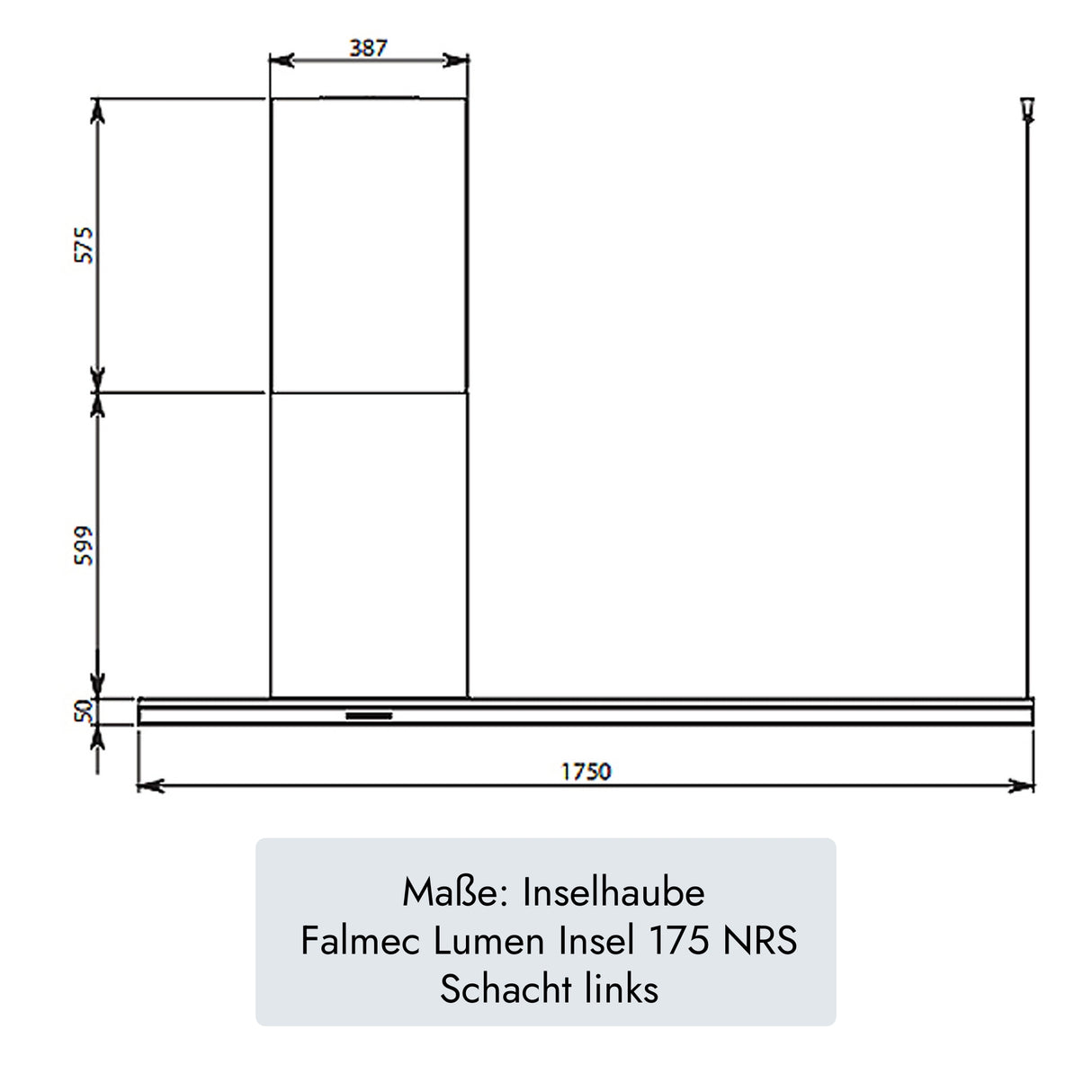 "Falmec Lumen Insel 175 NRS" von Falmec (Bild 12).  /  /